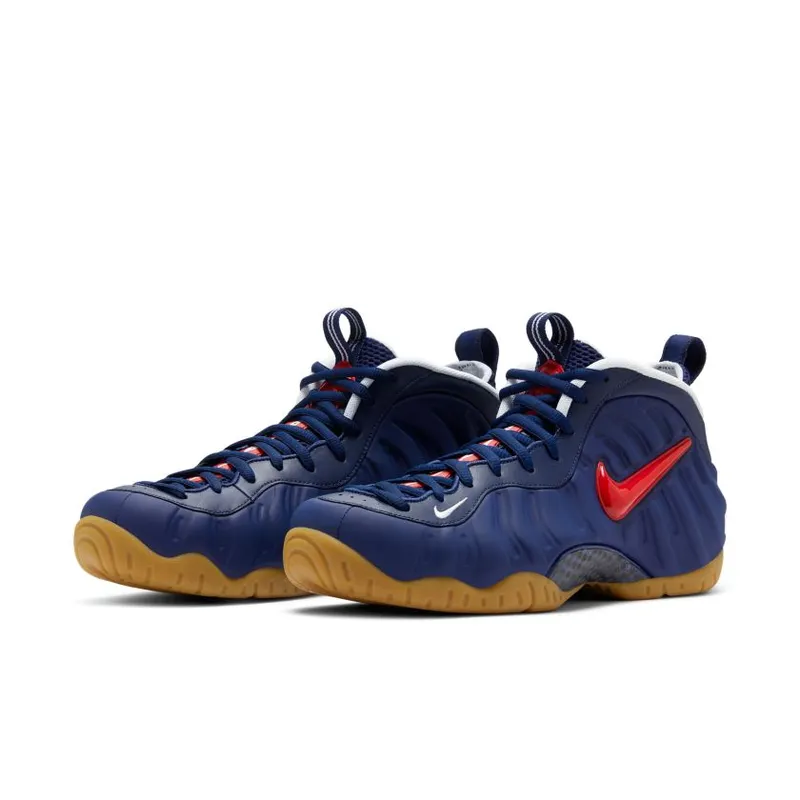 Nike Air Foamposite Pro Blue Void University Red Blue Void/Gum Light Brown-White-University Red (CJ0325-400)