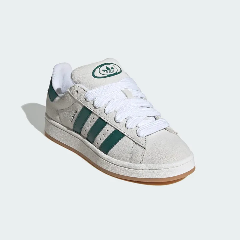 Adidas Campus 00s Crystal White / Core White / Collegiate Green (JQ7784)