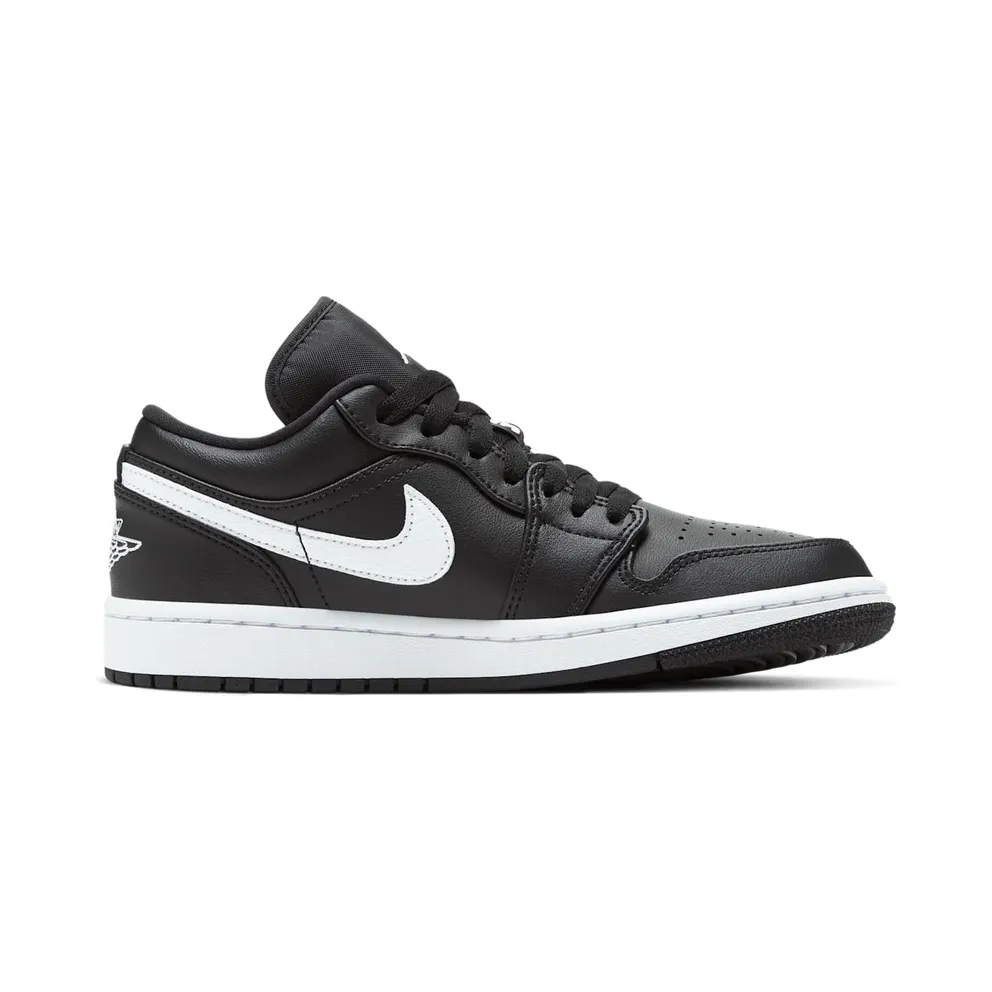 Air Jordan Womens Nike AJ I 1 Low Black White (2020) (AO9944-001)