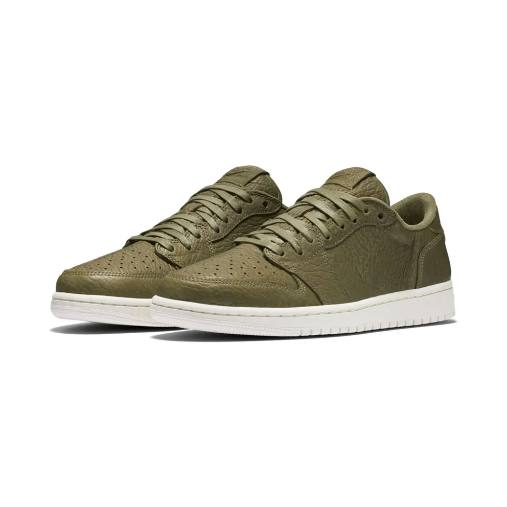 Jordan 1 Retro Low Swooshless Olive Olive/Olive-Sail (848775-205)