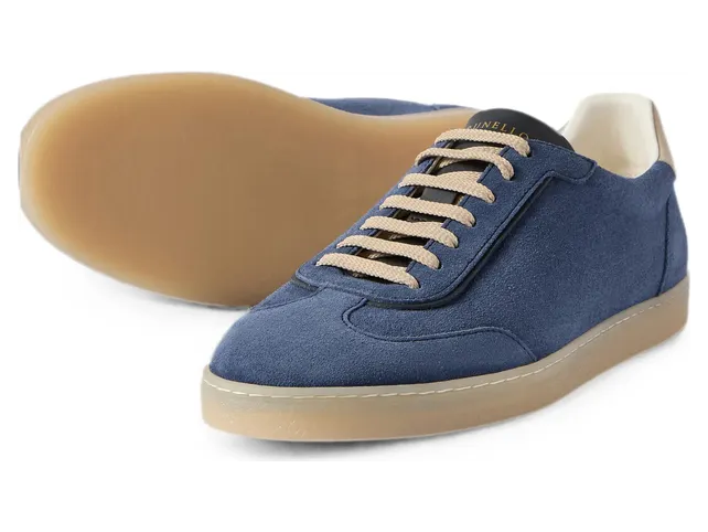 Brunello Cucinelli Suede “Blue” (MZUMGLJ336 CHJ48) (3)