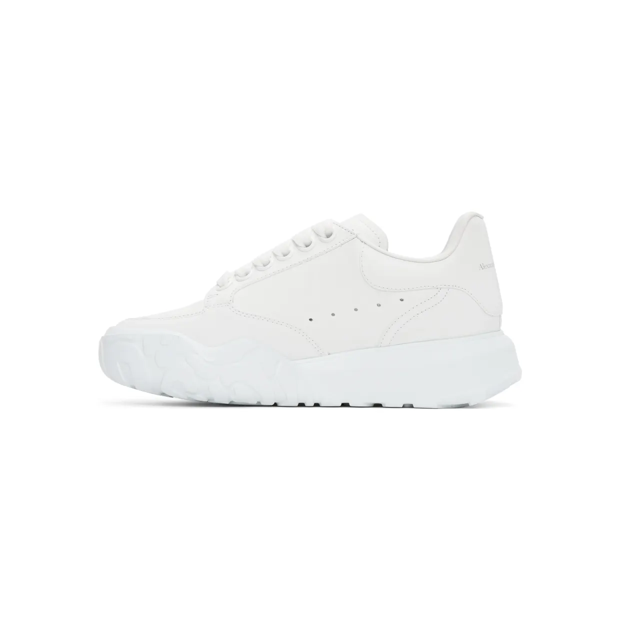 Alexander McQueen White Court Trainer Sneakers (633915WIA98) (3)