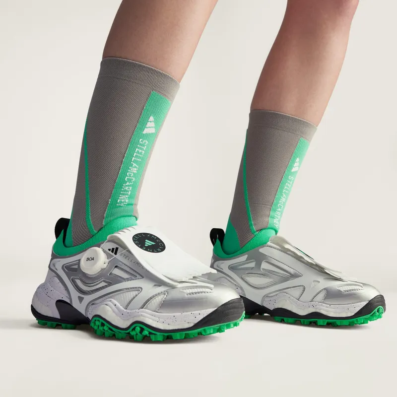Adidas adidas by Stella McCartney Codechaos BOA Core White / Bright Green / Silver Metallic (JH8937)