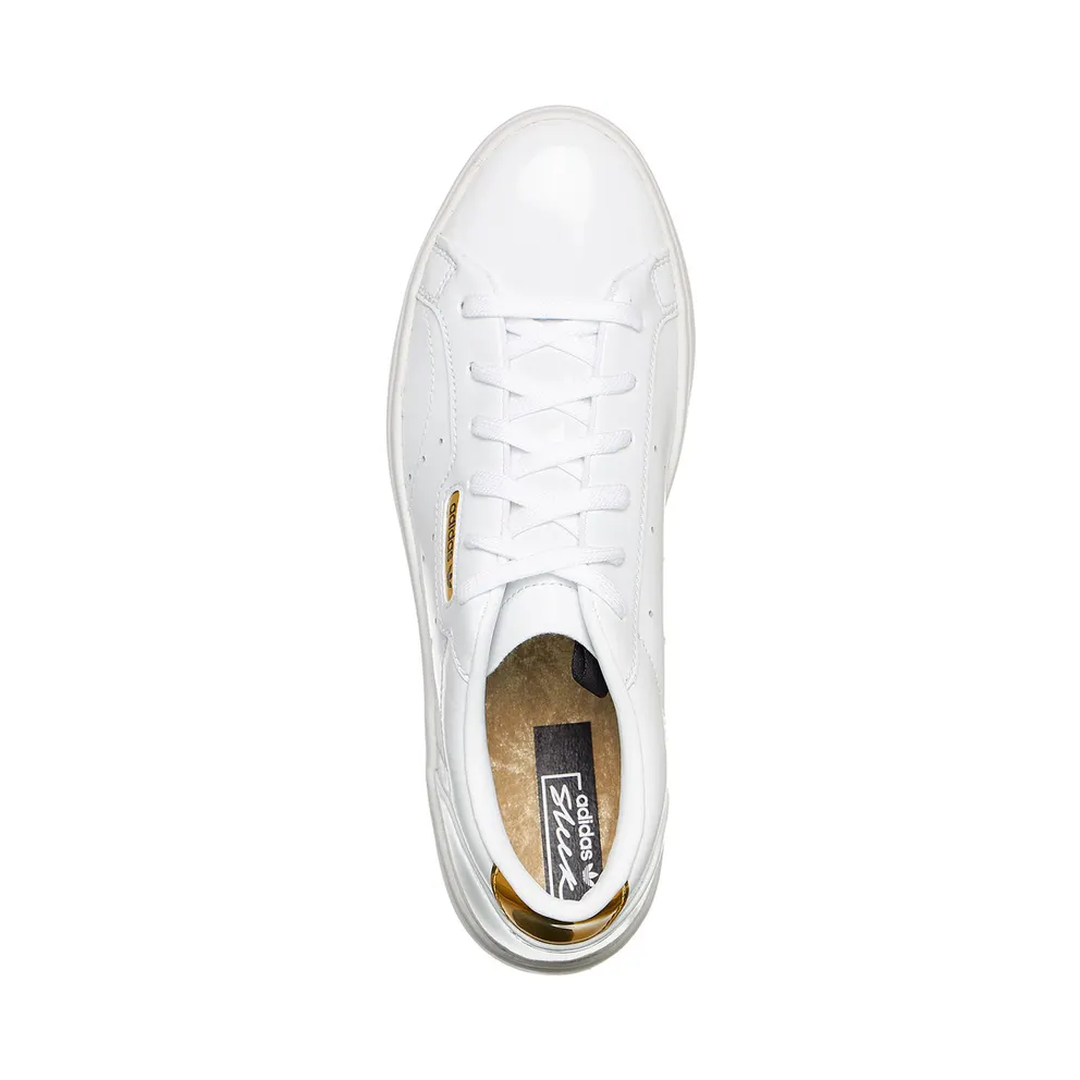 Adidas Sleek ‘Gold Metallic’ Cloud White/Crystal White/Gold Metallic (FV3395)