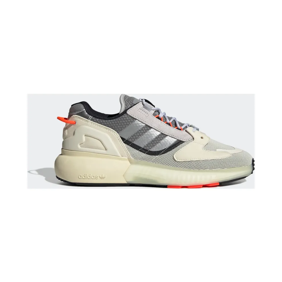 adidas ZX 5K Boost Lerna Silver Metallic / Cream White / Solar Red (GY5993)