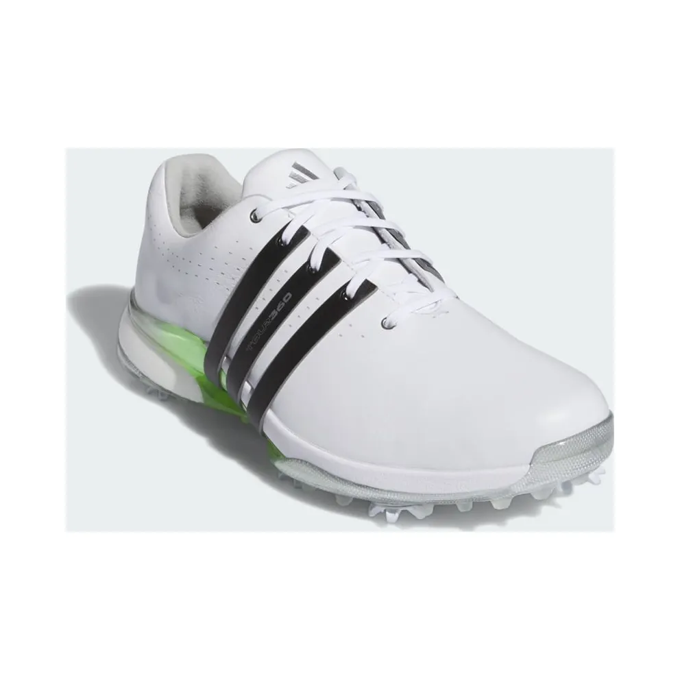 adidas Tour360 24 Wide Golf Cloud White Core Black Green Spark (IF0247)