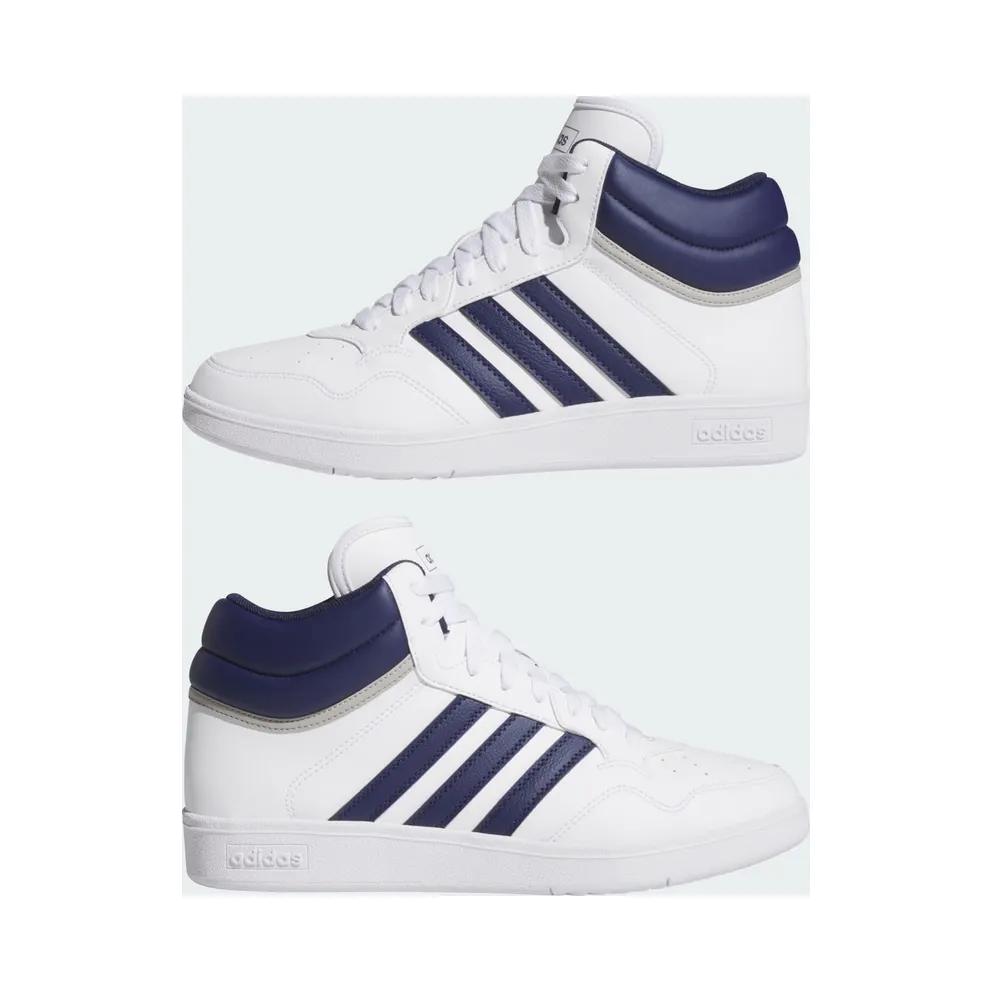 Adidas Hoops 4.0 Mid Cloud White / Dark Blue / Grey Two (JQ9995)