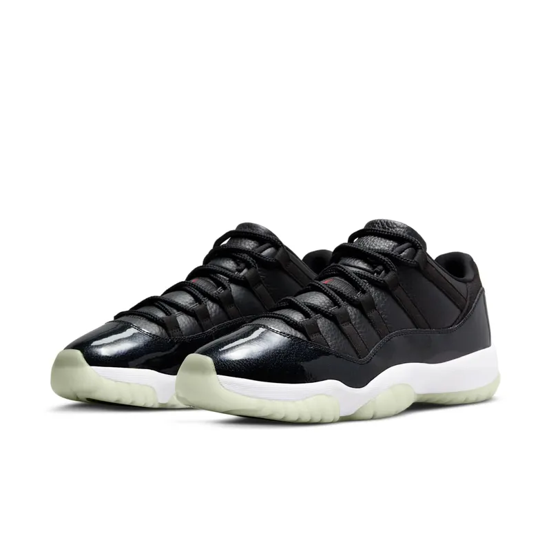 Air Jordan 11 Low 72-10 – “Black / White” (AV2187-001)