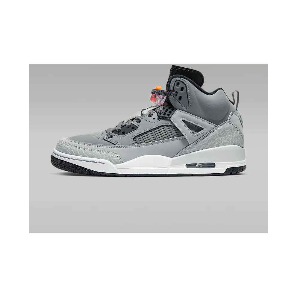 Jordan Spizike Grey Orange Cool Grey/Black-Wolf Grey-Pure Platinum (315371-008)