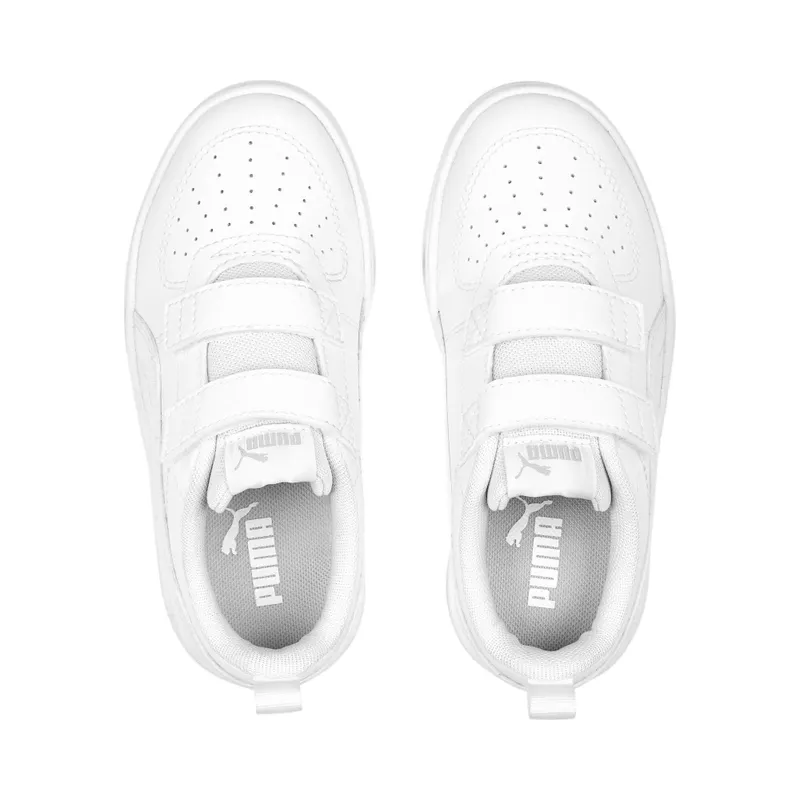 Puma Rickie V “Puma White / Puma White / Cool Light Gray” (391327_01)