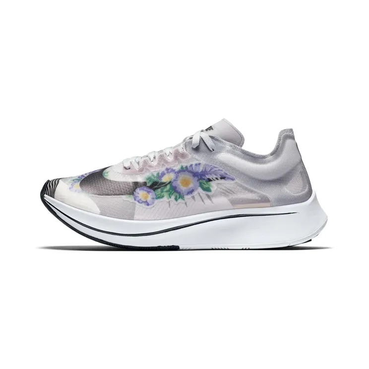 Nike Zoom Fly Pure Platinum Floral (W) “Pure Platinum / White / Black” (AV3523-001)