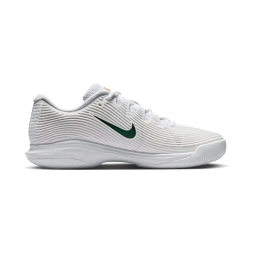 Nike Zoom Vapor 12 PRM Hard Court “White / University Gold / University Red / Gorge Green” (IR0651-100)