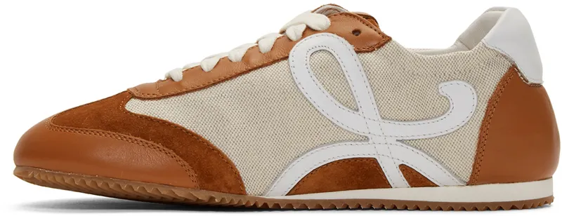 Loewe Beige Ballet Runner Sneakers (453.10.124)