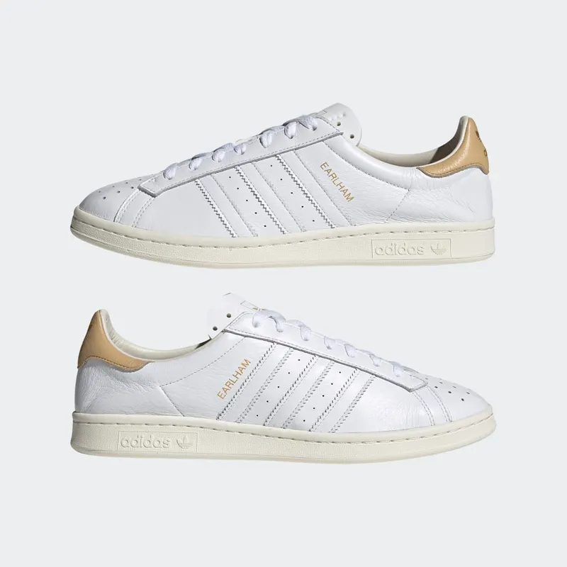 adidas Earlham Cloud White / Off White / Gold Metallic (H01806)