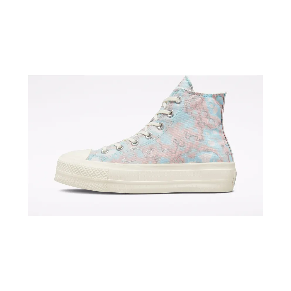Converse Chuck Taylor All Star Lift Platform Marble Light Dew/Egret/Silber (A02033C)