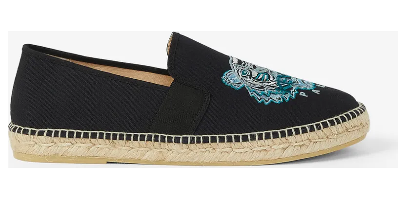 KENZO Espadrilles élastiques Tigre en toile (FA65ES188F70)