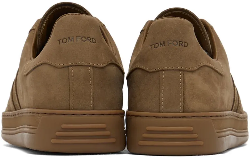 TOM FORD Khaki Suede Radcliffe Sneakers (J1232A-LCL215)