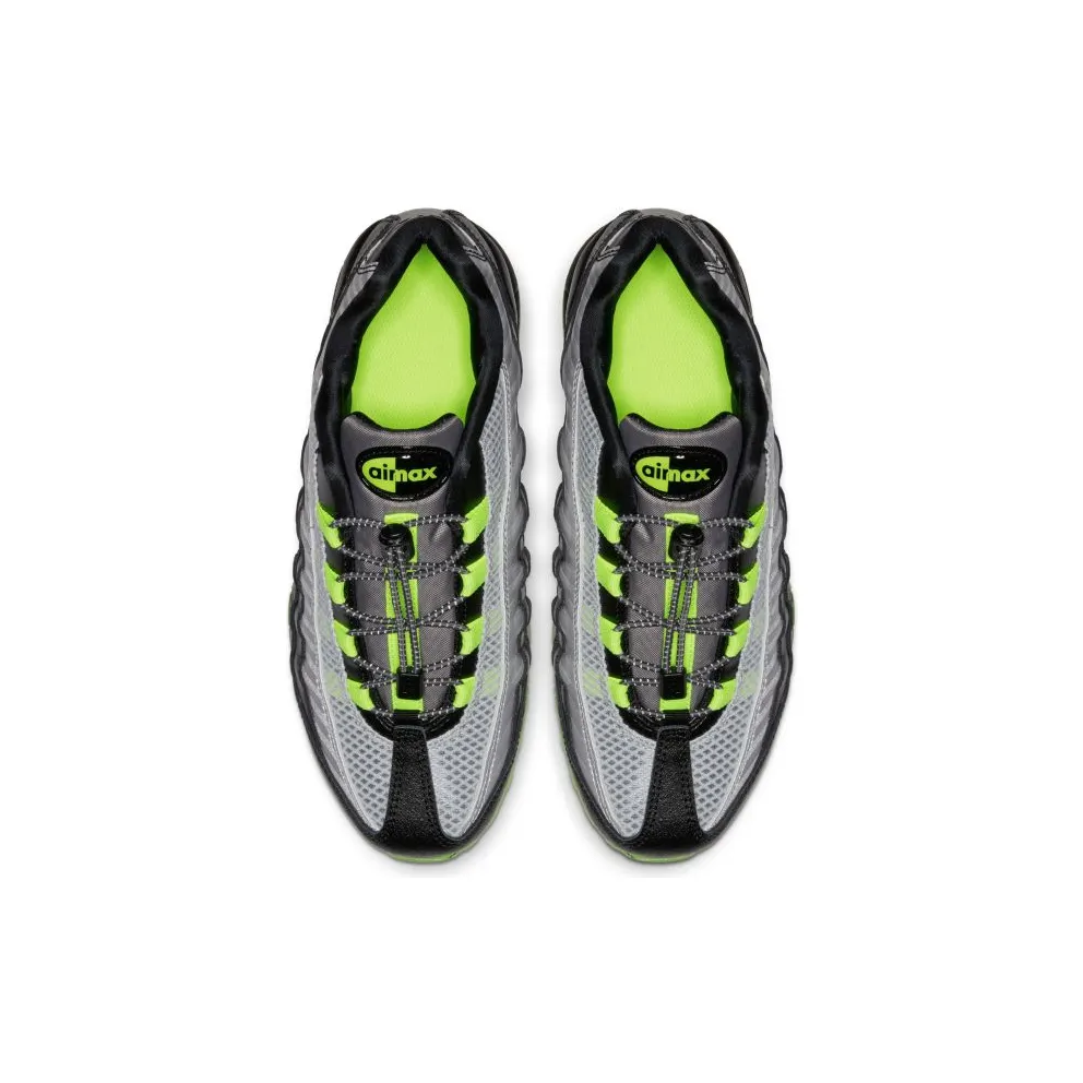 Nike Air Max 95 Black Gunsmoke Volt (GS) Black/Black/Gunsmoke (BQ4747-001)