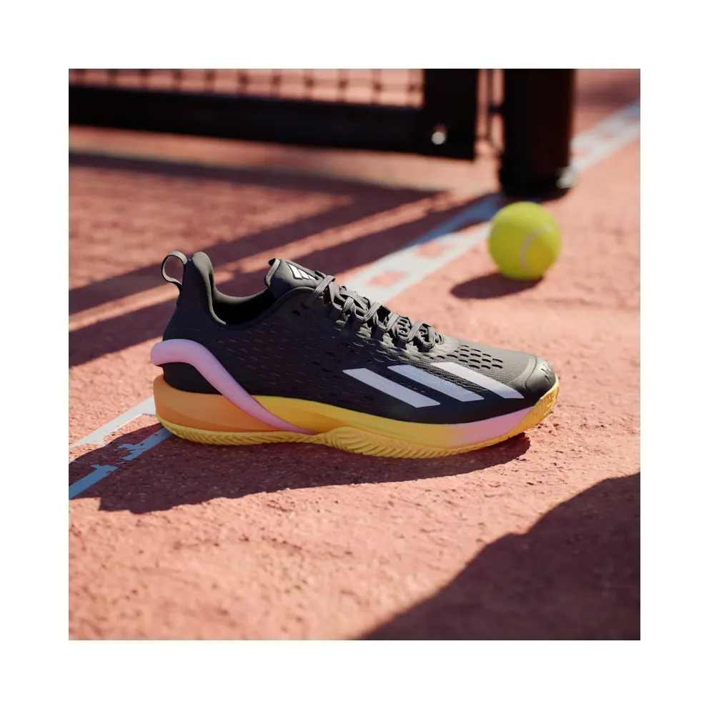 Adidas adizero Cybersonic Tennis Aurora Black / Zero Metalic / Spark (IF0437)