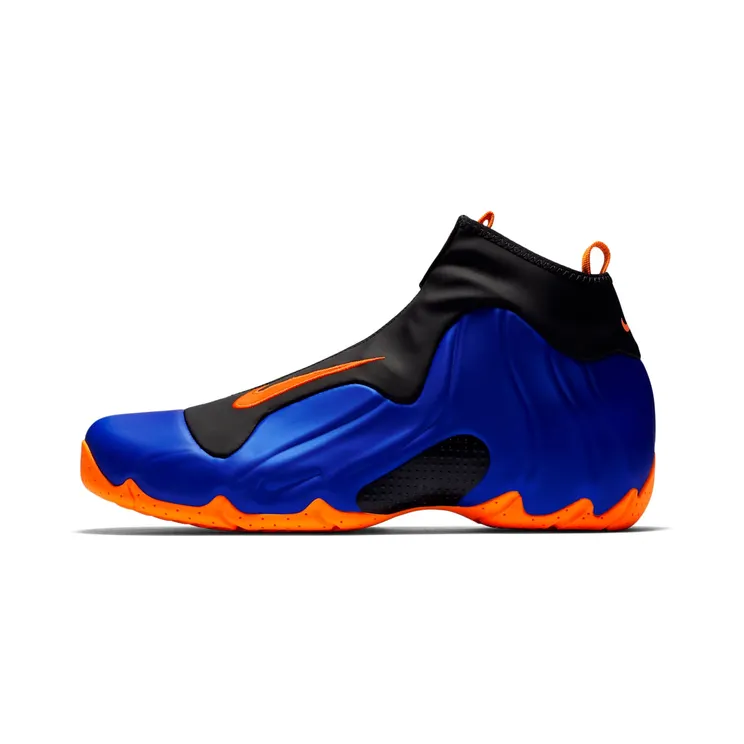 Nike Air Flightposite 1 Knicks Away “Racer Blue / Black / Total Orange” (AO9378-401)