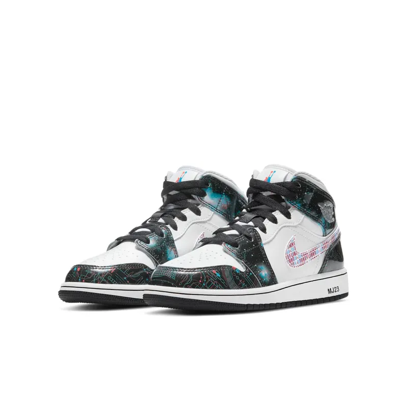 Air Jordan 1 Mid SE Take Flight (GS) (2021) (BQ6931-114)