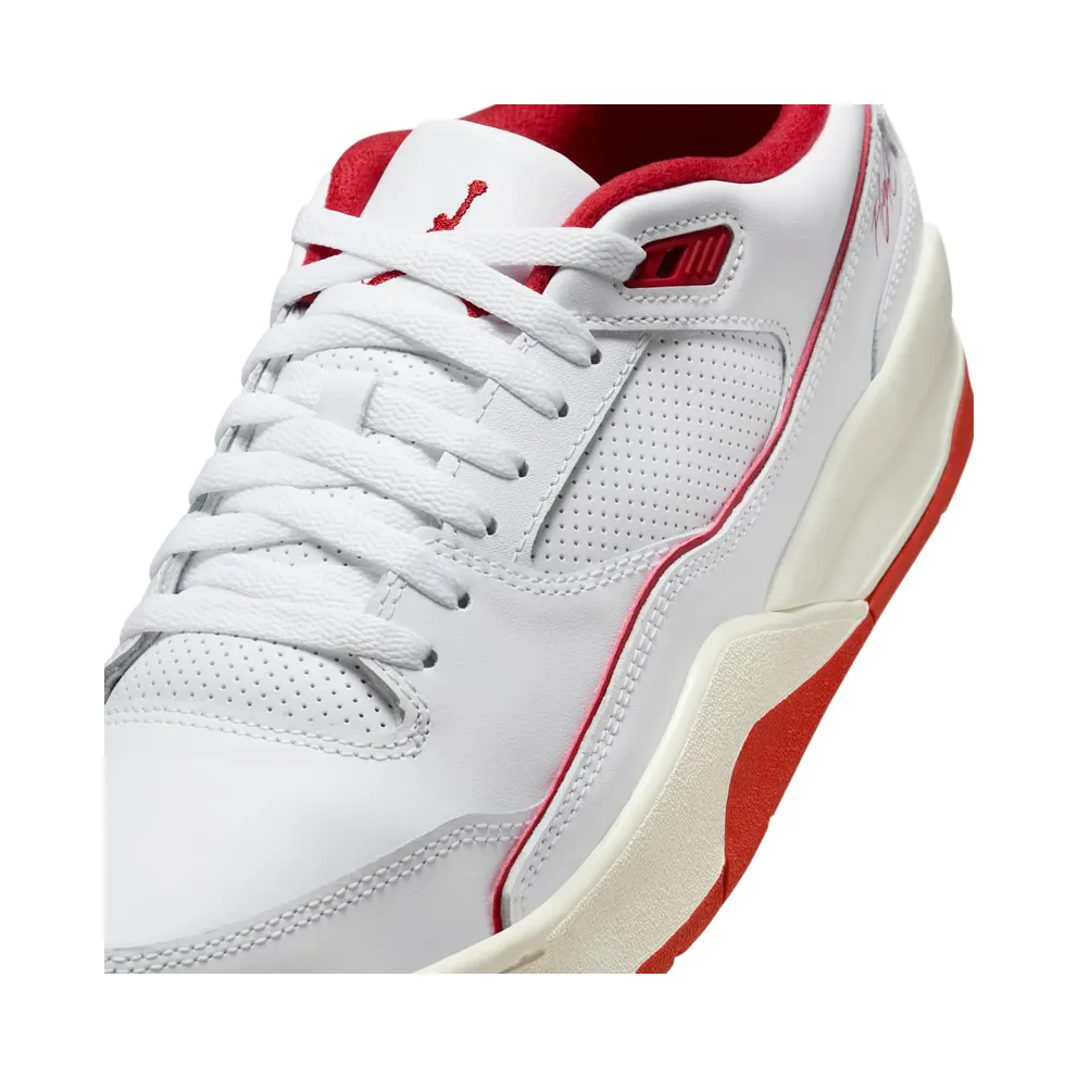 Jordan Flight Court White Sail Black Varsity Red (HF3255-106)