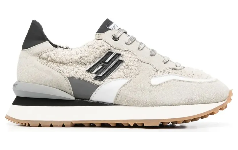 Hide&Jack Sneakers met logopatch – Beige (OVERFURGRY)