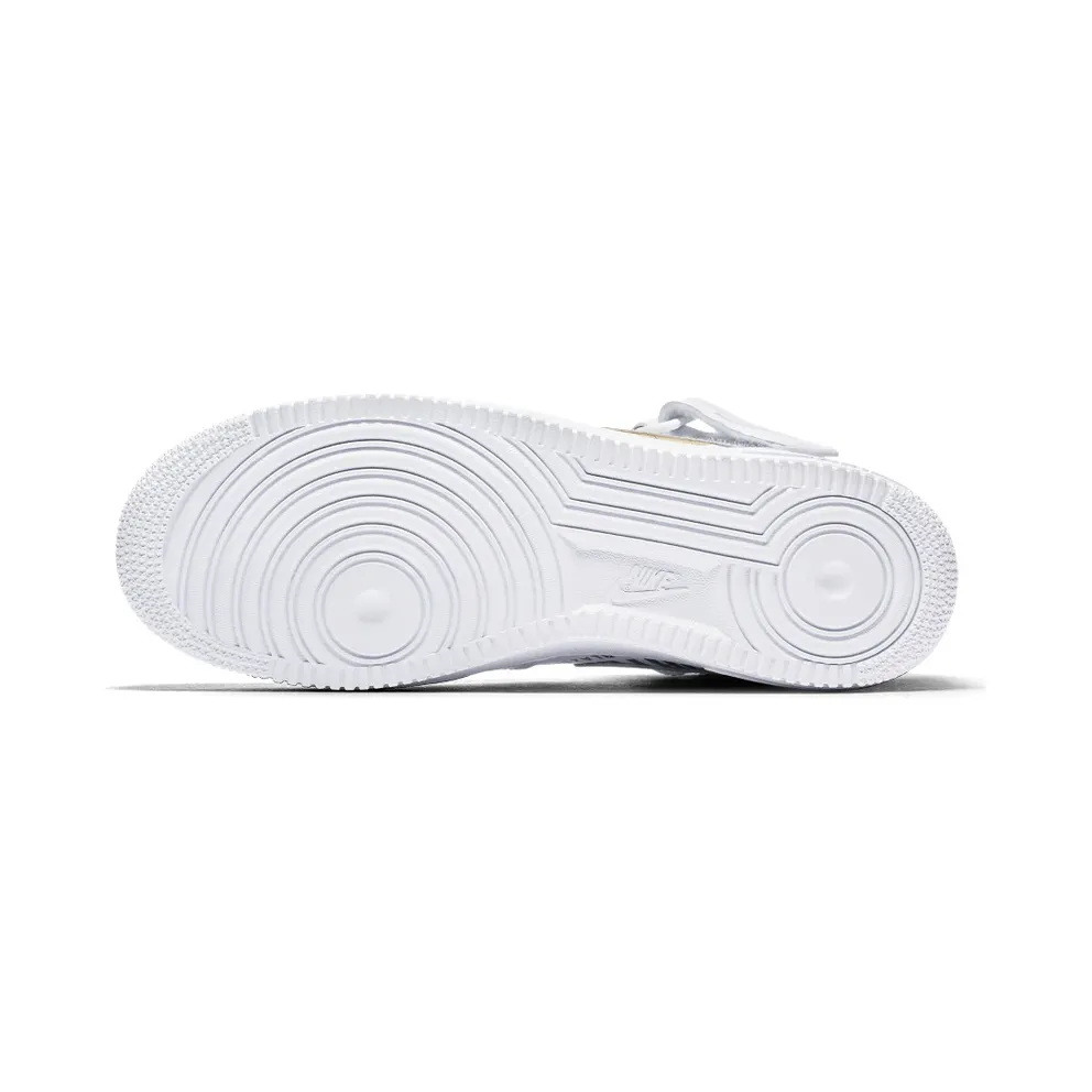 Nike Air Force 1 Mid Supreme NBA White White/White (AQ8017-100)