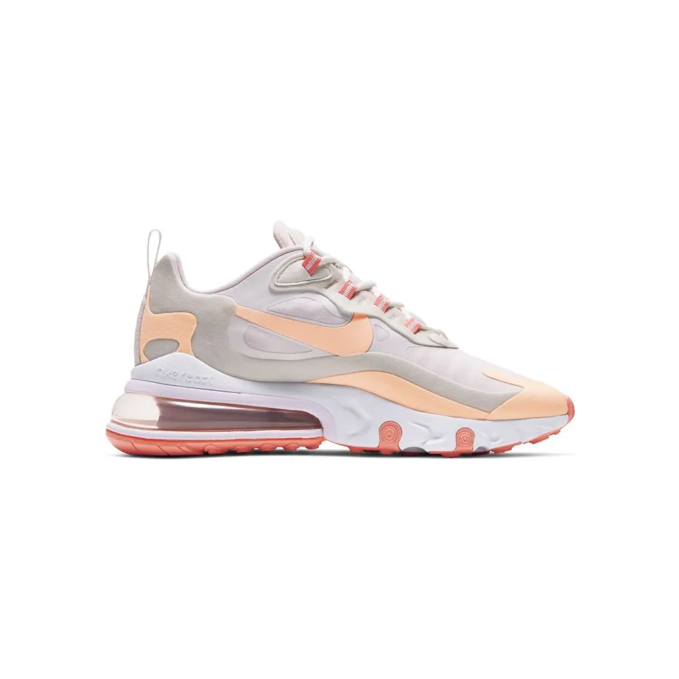Nike Air Max 270 React Crimson Tint (W) Summit White/Light Violet-Atomic Pink-Crimson Tint (CJ0619-103)