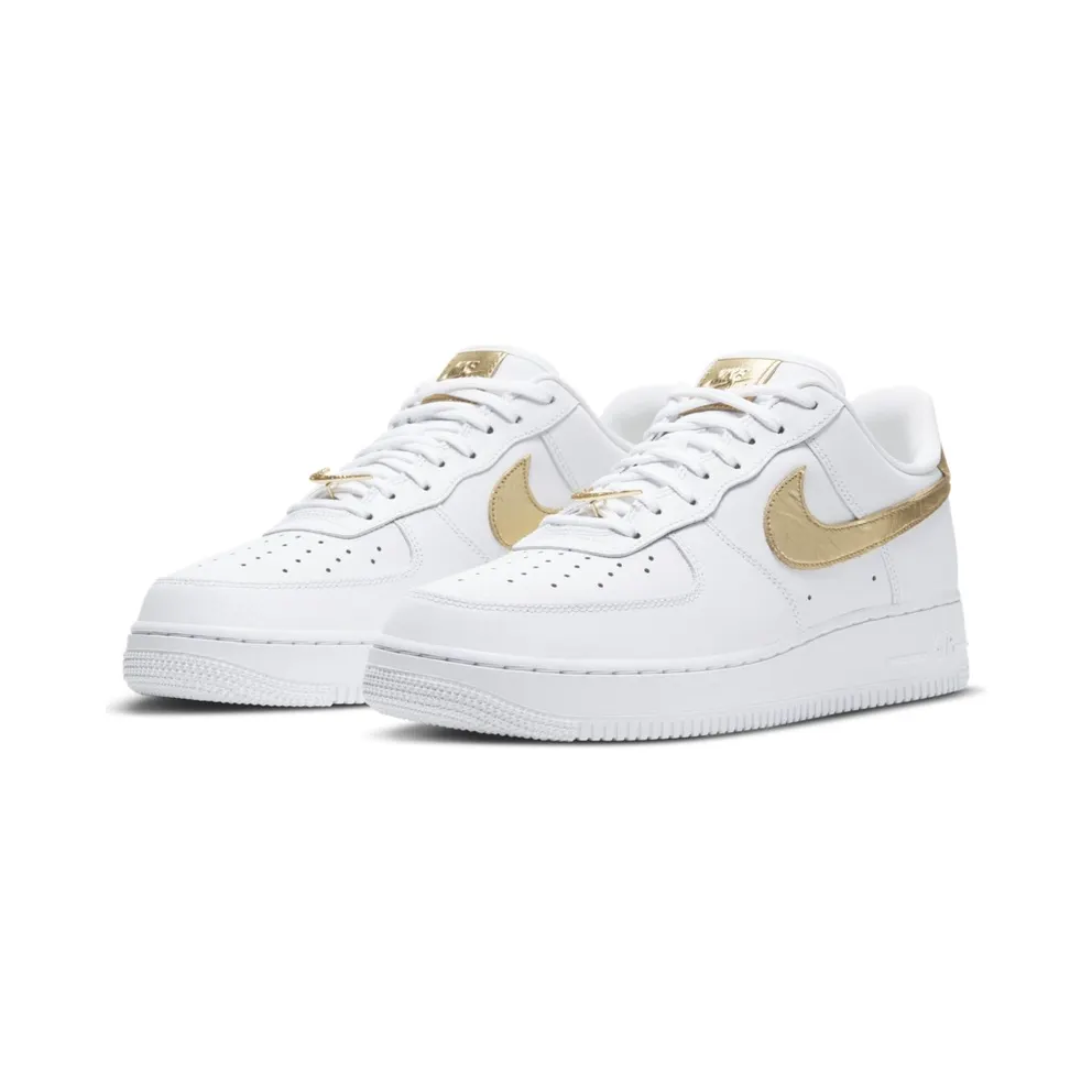 Nike Air Force 1 Low White Metallic Gold (2020) White/White-Metallic Gold (DC2181-100)
