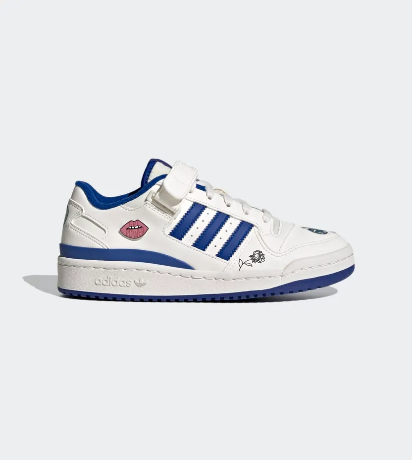 adidas Forum Low Chalk White / Collegiate Royal / Gold Metallic (FX6714)