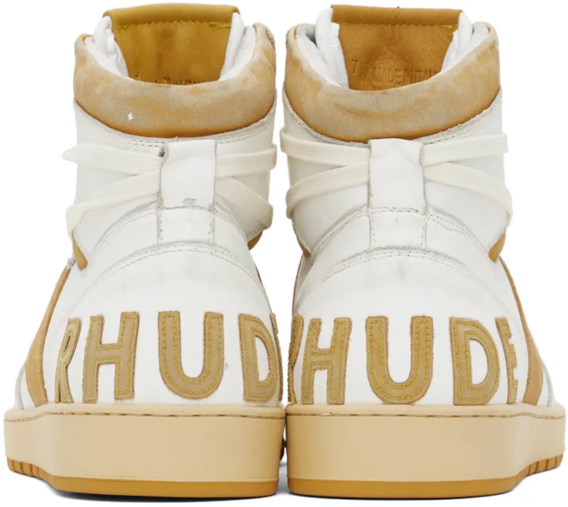 Rhude Rhecess-Sky Hi “White/Yellow” (RHFW22FO04489660)
