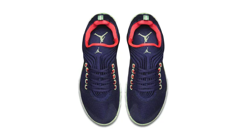 Jordan Flight Flex Trainer Ink/Lt Psn Green-Infrrd 23-White Ink/Lt Psn Green-Infrrd 23-White (654268-532)