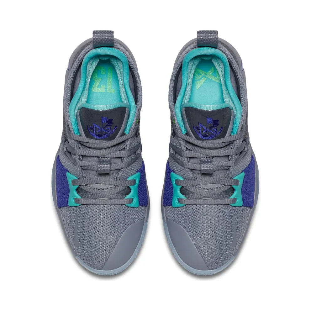 Nike PG 2 Pure Platinum (GS) Pure Platinum/Neo Turquoise-Wolf Grey (943820-002)