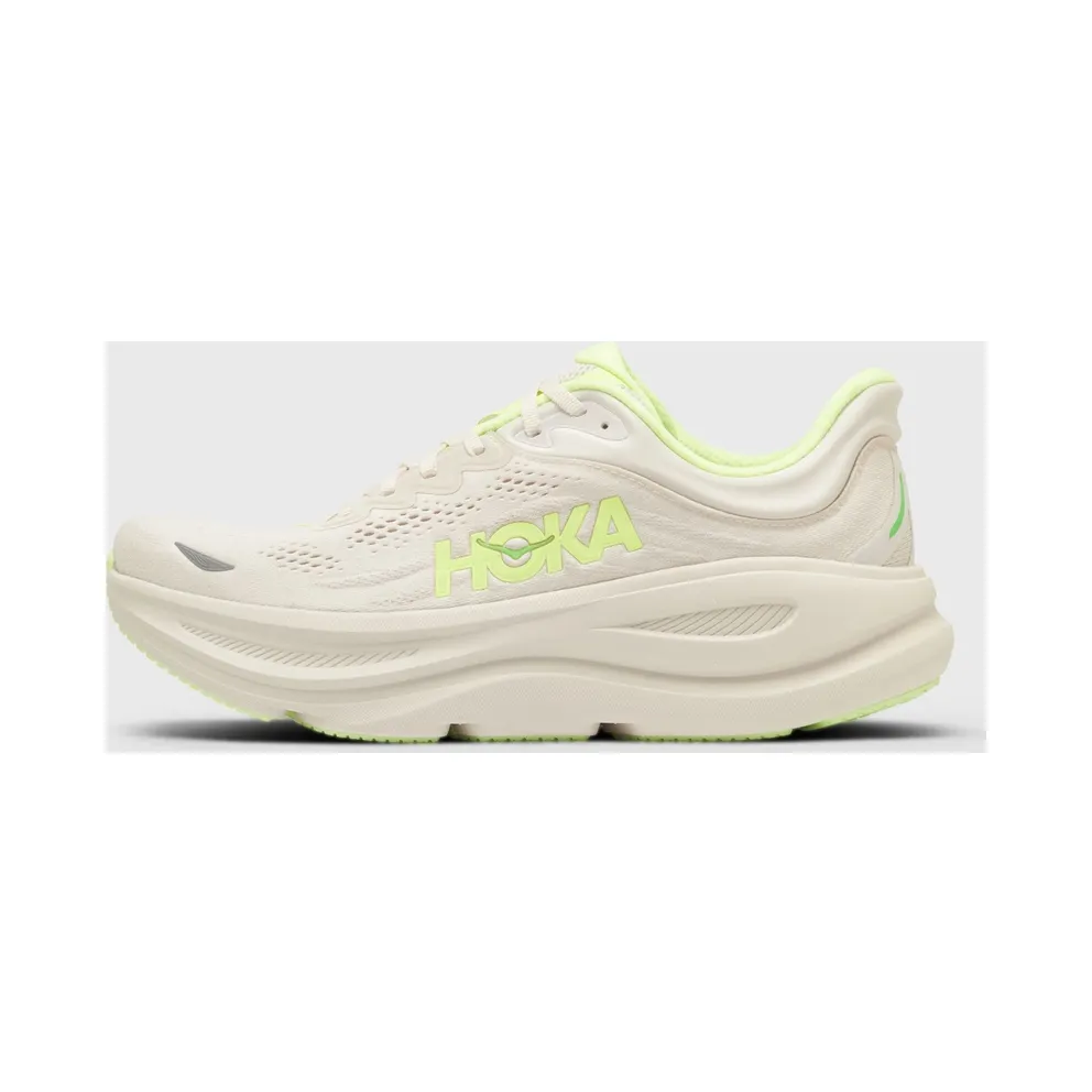 Hoka One Bondi 9 Grout Neon Yuzu