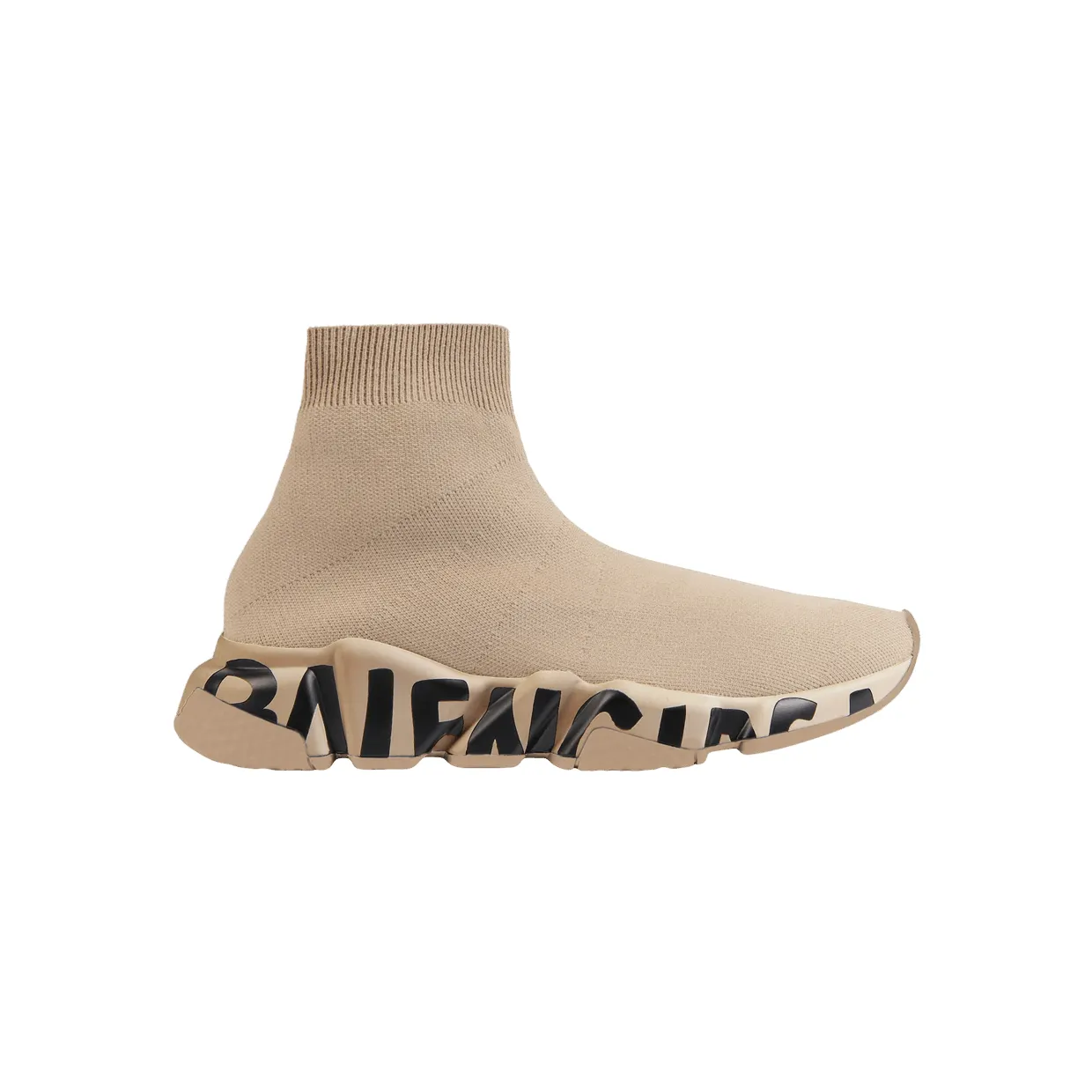 Balenciaga Speed Graffiti Beige Black (W)