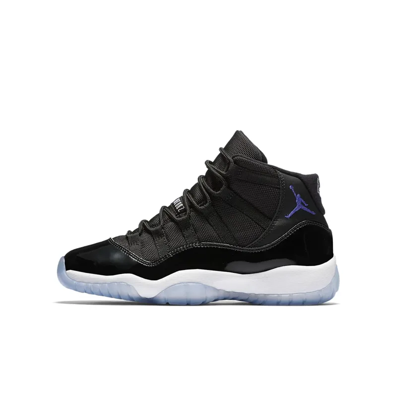 Jordan 11 Retro Space Jam 2016 (GS) Black/Dark Concord-White (378038-003)