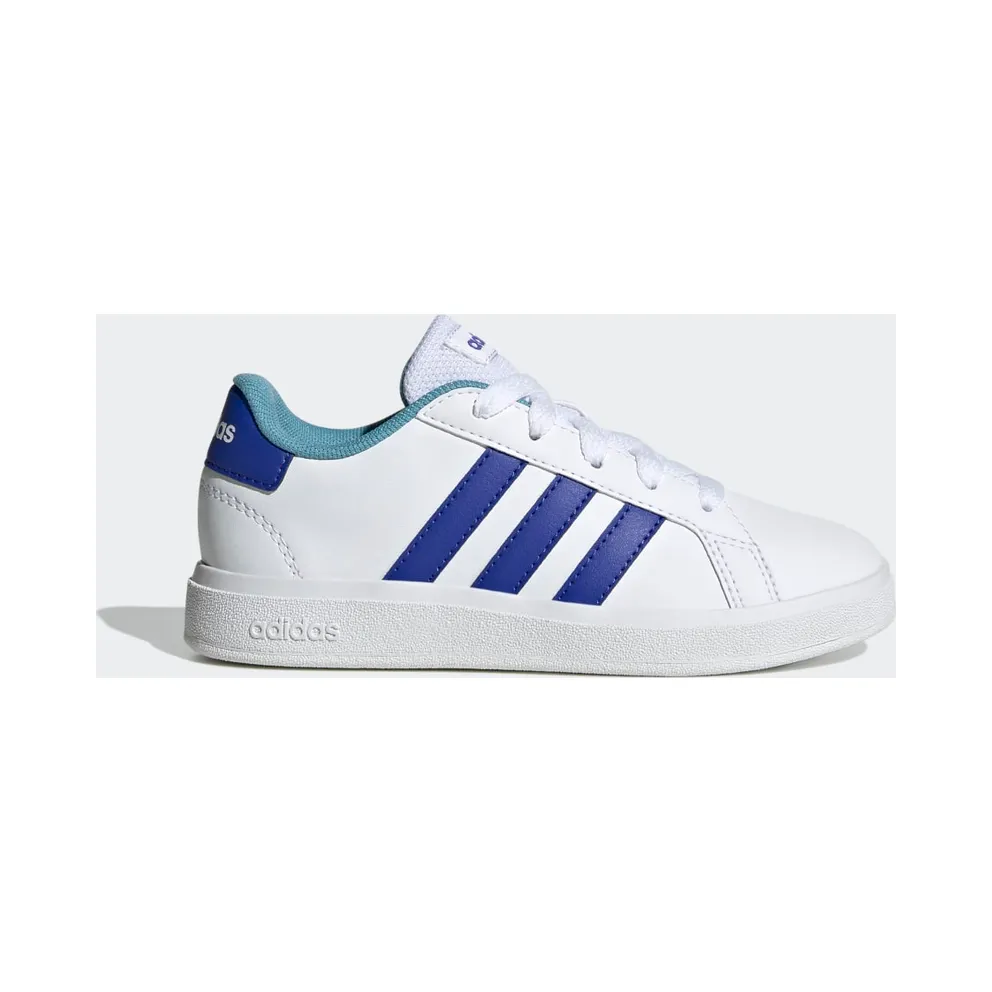 adidas Grand Court Lifestyle Tennis Lace-Up Schuh Cloud White / Lucid Blue / Preloved Blue (HP8908)