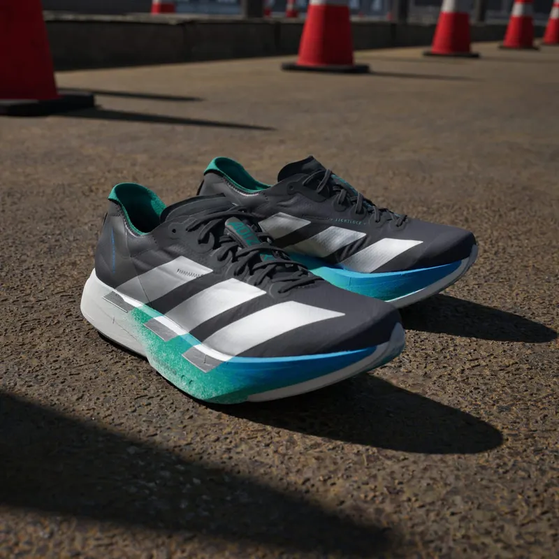 Adidas Adizero Adios Pro 4 Core Black / Matte Silver / Glory Green (JR6365)