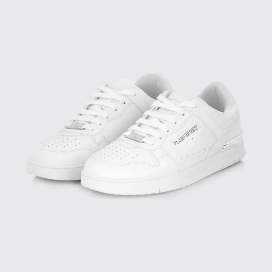Plein Sport Viper II Leather Sneakers White (FAESUSC0794SLE004N01)