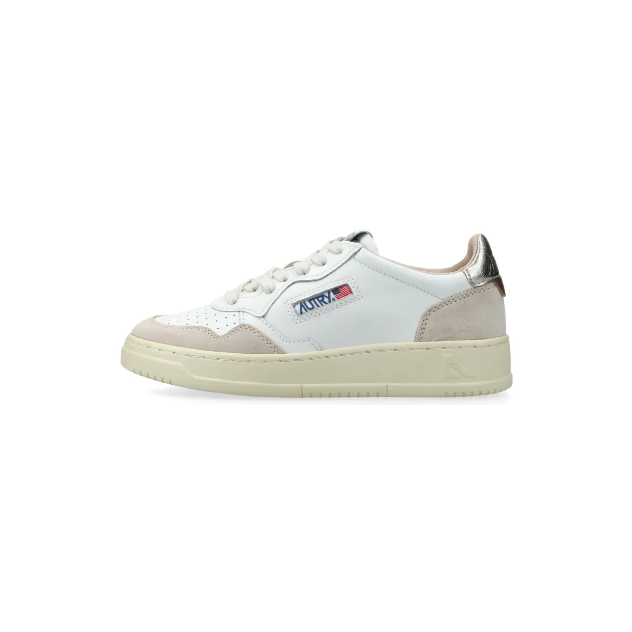 Autry Medalist Low W (leat / suede white / gold) – AULWLS75