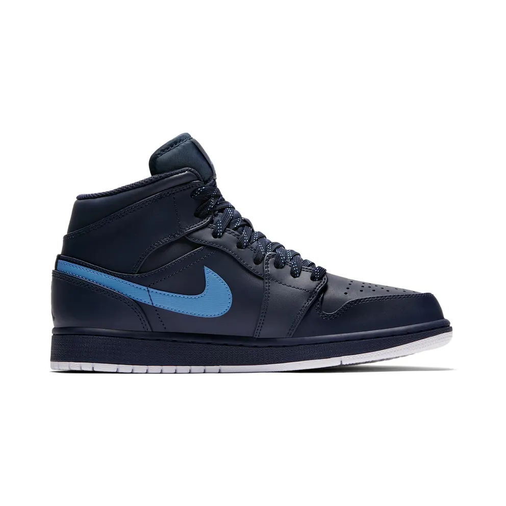 Jordan 1 Retro Mid Obsidian University Blue (554724-405)