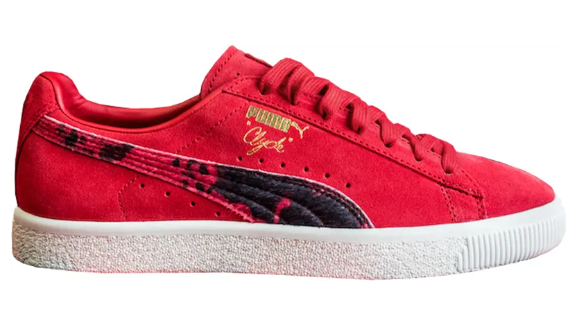 Puma Clyde Packer Shoes Cow Suit Red