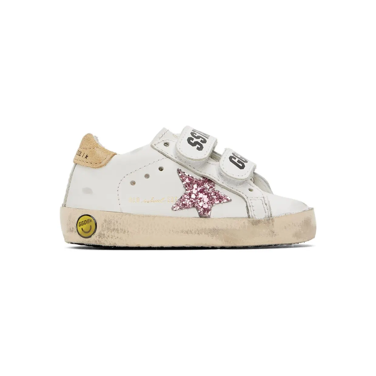 Golden Goose Baby Off-White Old School Sneakers (GJF00111.F002645.10933)