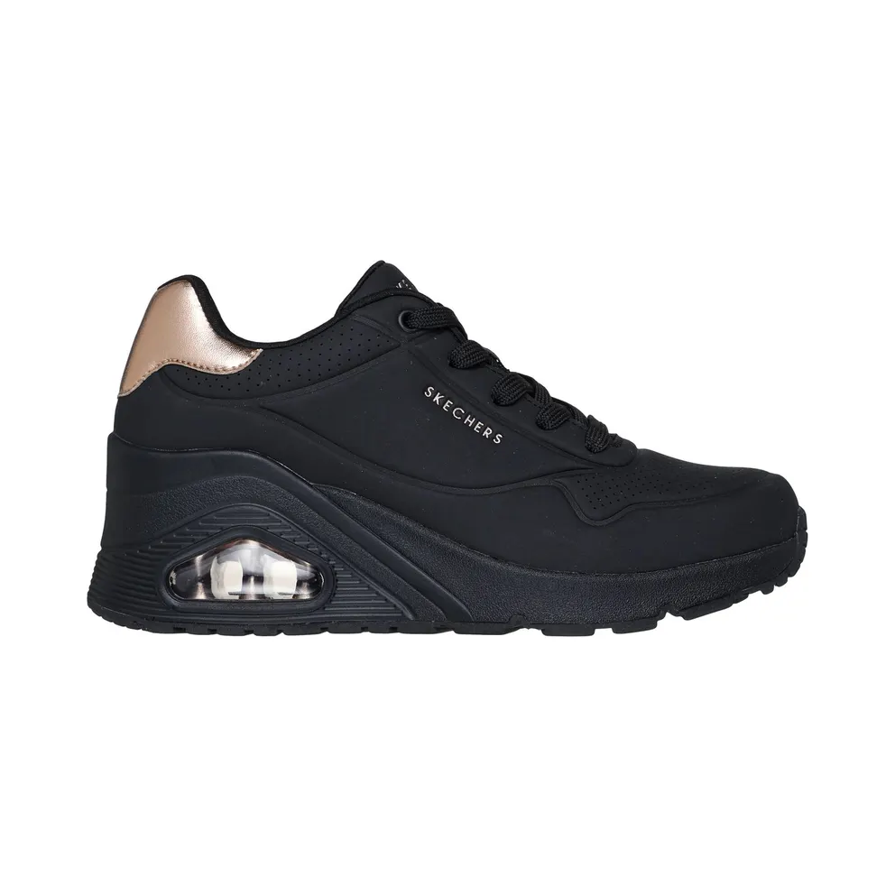 Skechers Uno Wedge – HI Steps Sneaker Schwarz