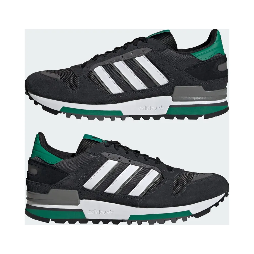Adidas ZX 600 Shoes Carbon / Cloud White / Bold Green (IH4058)