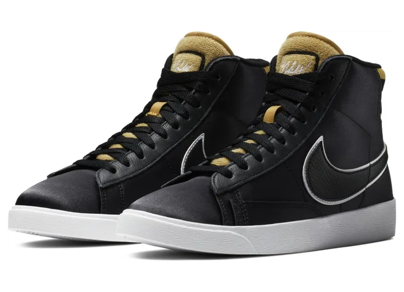 Nike Blazer Mid Black Wheat Gold (W)