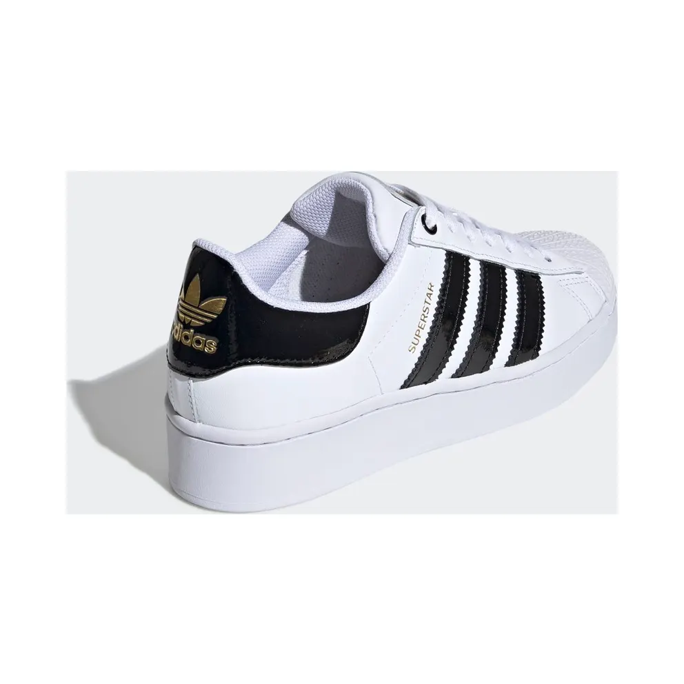 adidas Superstar Bold White Black (W) Cloud White/Core Black/Gold Metallic (FV3336)