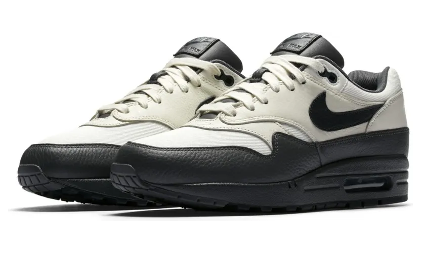 Nike Air Max 1 Premium PRM Sail/Dark Obsidian-Dark Grey (875844-100)