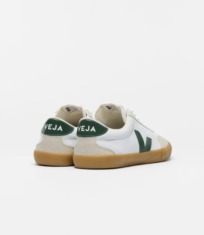 VEJA Volley canvas with vlakken – White (VO0121664A)